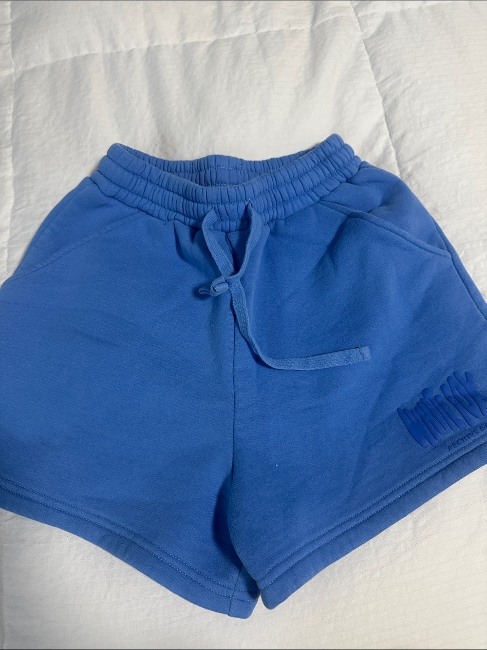 White Fox offstage lounge shorts, ocean blue